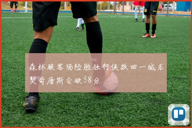 森林狼客场险胜独行侠扳回一城东契奇唐斯合砍58分